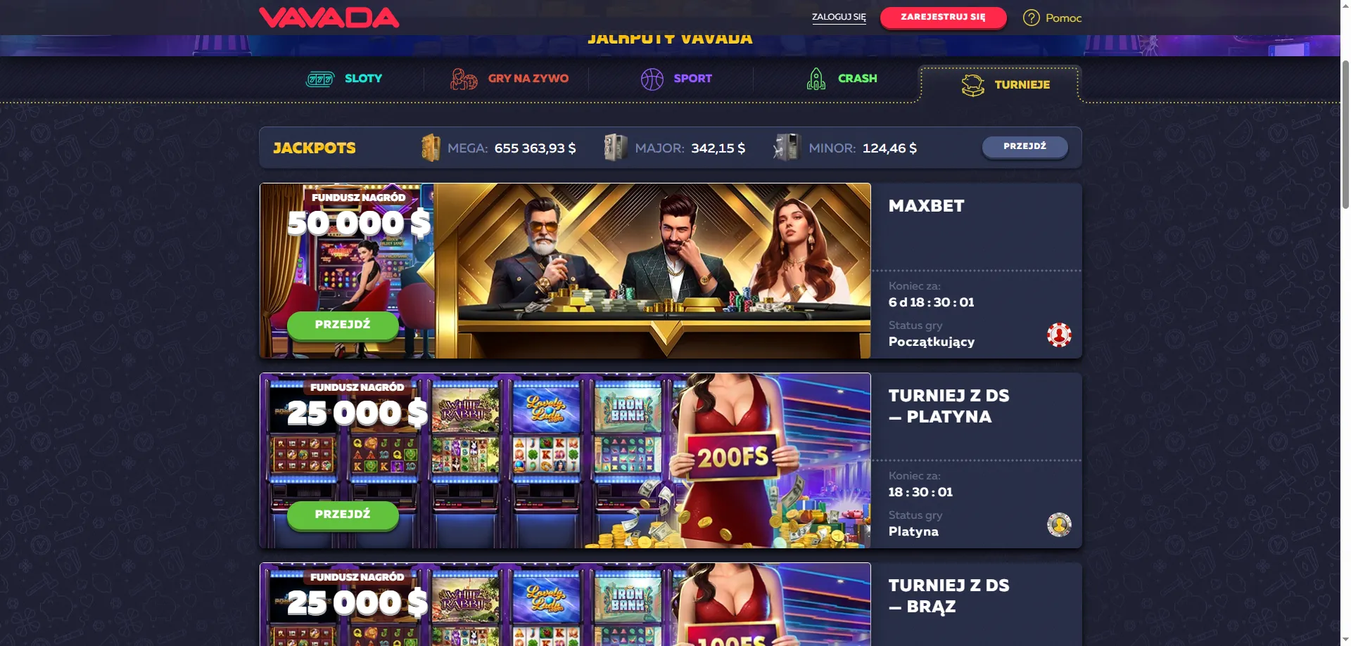 Vavada Casino bonusy – bonus powitalny, cashback i darmowe spiny
